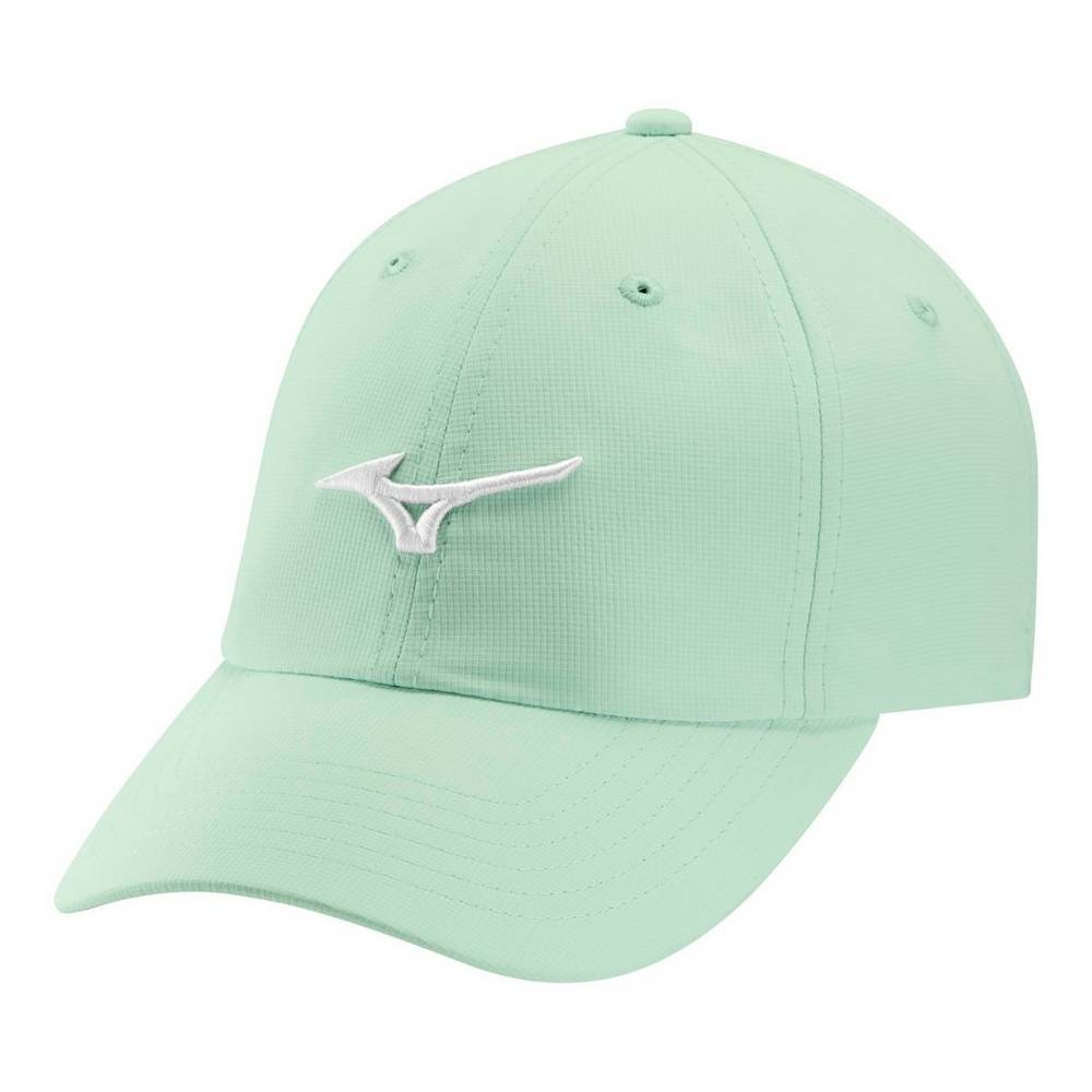 Panske Čiapky Mizuno Tour Adjustable Lightweight Small Fit Golf Zelene/Biele Vypredaj DMYR89504